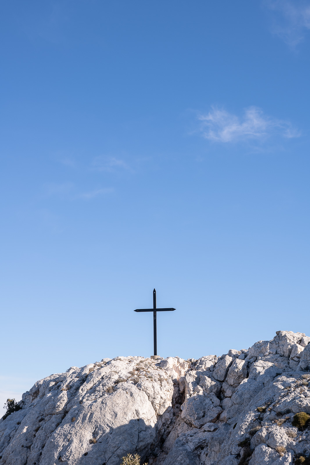 Cross At Sainte Baume A Spiritual Tribute In Provence