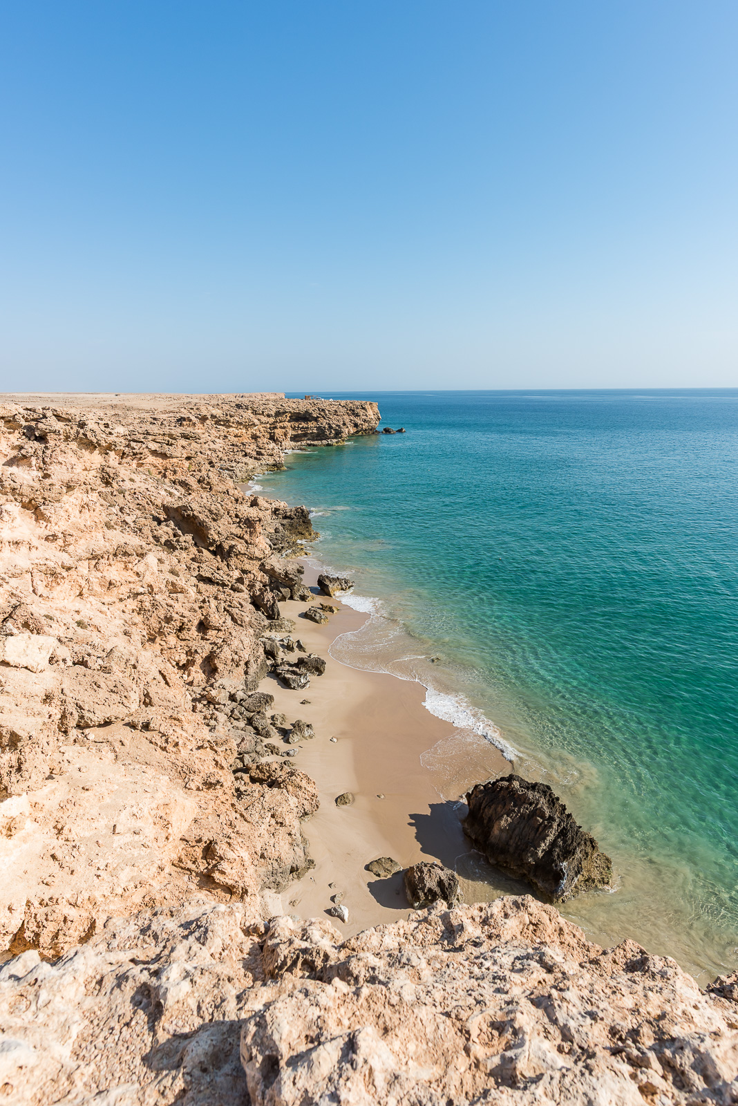 Wild Beach Coast Of Ras Al Jinz Oman